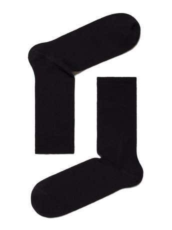 Шкарпетки чоловічі "ESLI" PERFECT (ослаблена гумка), Черный, 40-41, 40, Черный