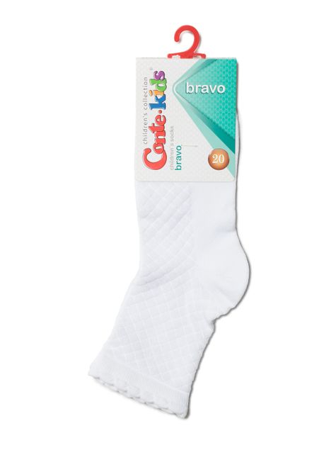 Шкарпетки дитячі Conte Kids BRAVO, Білий, 20, 30, Белый