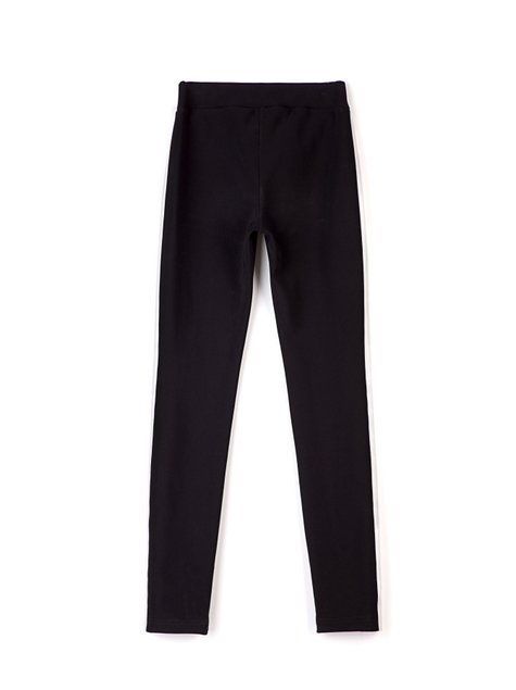 Моделюючі легінси з високою посадкою і лампасами Conte Elegant URBAN CHIC, nero-silver, XS, 40/170, Комбинированный