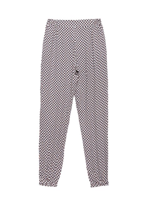 Легкі штани з кишенями з боків Conte Elegant NAPOLI, white-navy, XS, 40/164, Комбинированный