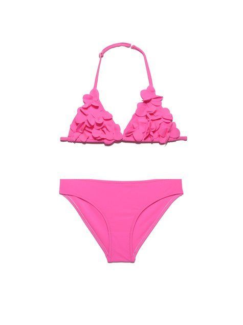 Купальник з декоративними пелюстками Conte Elegant BALI, rose blooming, 146-152, 146см, Светло-розовый