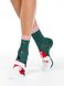 Шкарпетки жіночі Conte Elegant NEW YEAR "Enjoy Xmas", темно-Бирюзовый, 36-39, 36, Темно-бирюзовый