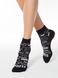 Шкарпетки жіночі бавовняні Conte Elegant CLASSIC (люрекс), Черный, 36-37, 36, Черный