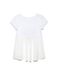 Ультрамодна футболка з мерехтливими стразами ©Disney Conte Elegant LD 946, ice white, XS, 40/170, Білосніжний