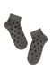 Укороченные блестящие носки с рисунком «в горошек» Conte Elegant FANTASY, Пепельный, 36-37, 36, Светло-серый