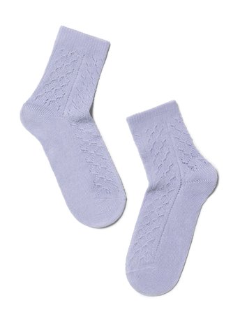 Носки детские Conte Kids MISS (ажурные), бледно-фиолетовый, 20, 30, Светло-фиолетовый