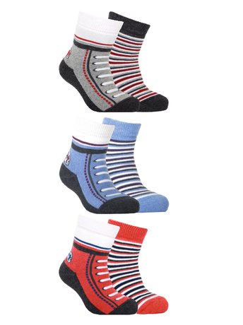 Шкарпетки дитячі Conte Kids SOF-TIKI (2 пари), Белый-серый, 12, 18, Комбинированный