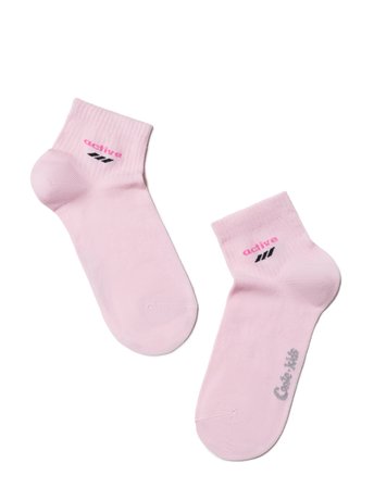 Шкарпетки дитячі Conte Kids ACTIVE (короткі), Светло-розовый, 22, 33, Светло-розовый