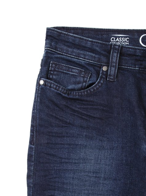Моделюючі джинси Skinny з середньою посадкою Conte Elegant 623-100D, Темно-синій, L, 46/170, Темно-синий