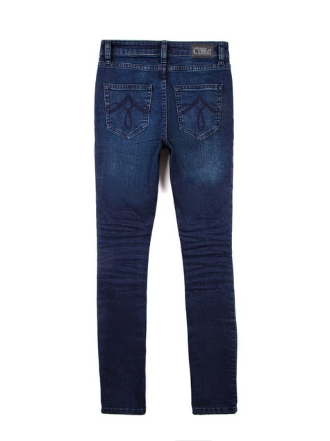 Моделирующие джинсы Skinny со средней посадкой Conte Elegant 623-100D, Темно-синий, L, 46/170, Темно-синий