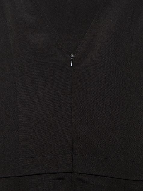 Черный полукомбинезон с открытыми плечами и кружевом Conte Elegant GIGI, black, XS, 40/170, Черный