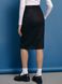 Замшевая юбка с ассиметричным разрезом Conte Elegant LU 1413, black, XS, 40/170, Черный