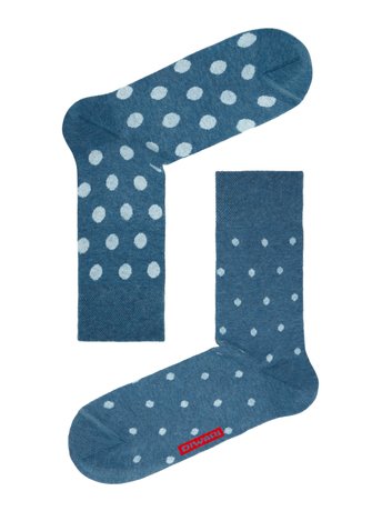Шкарпетки чоловічі "DIWARI" HAPPY (бавовняні), джинс-светло-голубой, 44-45, 44, Комбинированный