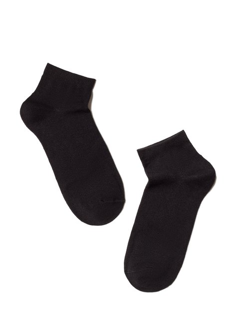 Шкарпетки жіночі бавовняні ESLI CLASSIC (короткі, 2 пари), Черный-Белый, 36-37, 36, Черно-белый