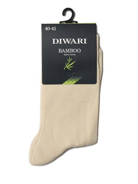 Шкарпетки чоловічі "DIWARI" BAMBOO, Бежевий, 40-41, 40, Бежевый
