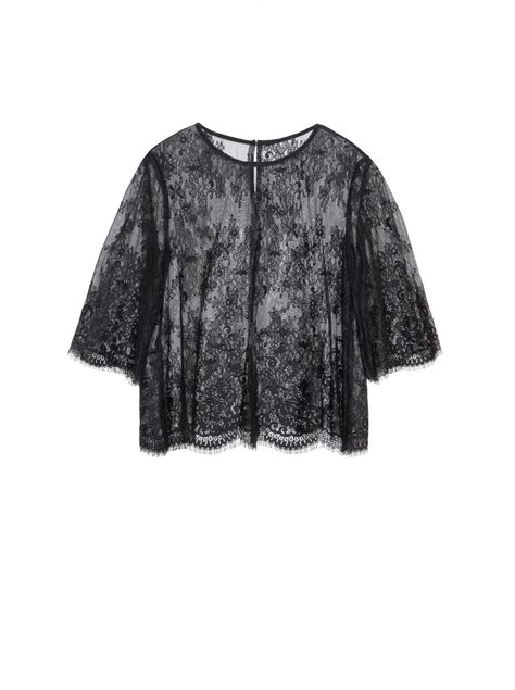 Черная вечерняя блузка Conte Elegant LBL 1060, royal black, XS, 40/170, Черный
