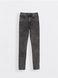 Eco-friendly джинси skinny з високою посадкою Conte Elegant CON-345, grey acid wash, L, 46/164, Сірий