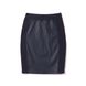 Моделирующая юбка с фигурной вставкой "кожа" Conte Elegant CAPRICE, антрацит, L, 46/170, Темно-серый