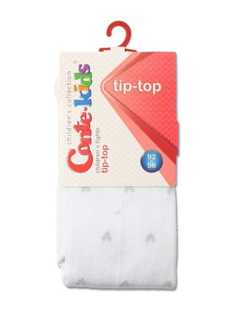 Колготки детские Conte Kids TIP-TOP (с люрексом), Белый, 104-110, 104см, Белый