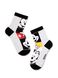 Шкарпетки дитячі Conte Kids ©Disney, Черный-Светло-серый, 20, 30, Комбинированный