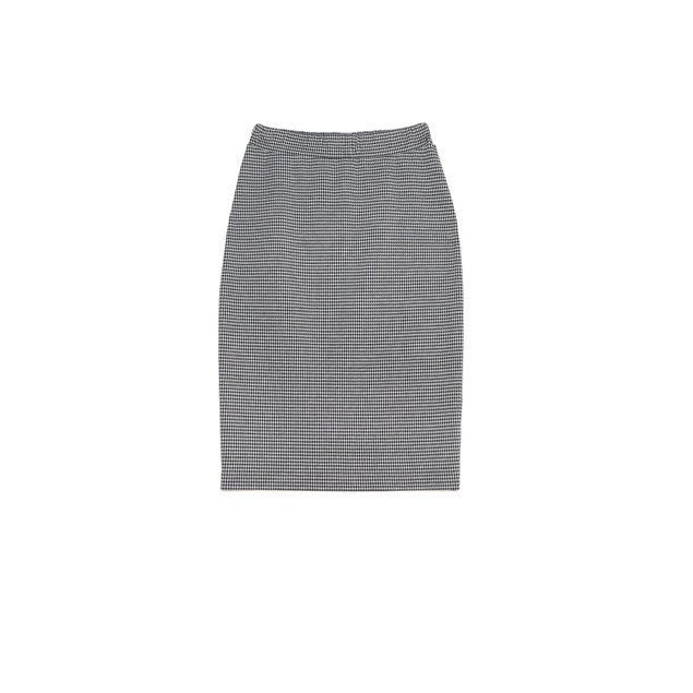 Классическая юбка-футляр с рисунком "гусиная лапка" Conte Elegant MISS CHIC, grey-ivory, XS, 40/164, Комбинированный