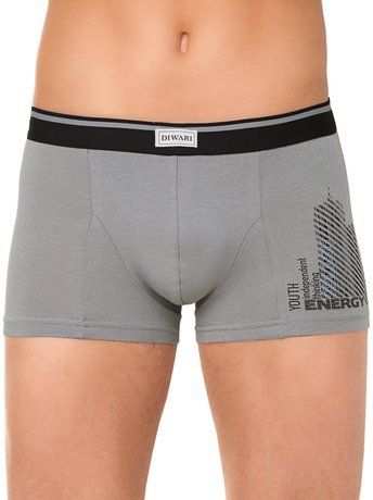 Труси чоловічі "DIWARI" TATTOO MSH 408 (в коробці), grey, S, 40, Сірий