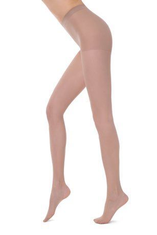 Матові колготки з ефектом пудри &laquo;ultimate matt&raquo; Conte Elegant IDEAL 20 Lycra&reg;, beige, 5, 5, Светло-бежевый