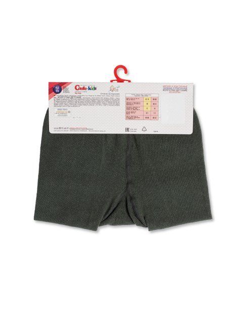 Колготки детские Conte Kids TIP-TOP (мордашки), Хаки, 128-134, 128см, Хаки
