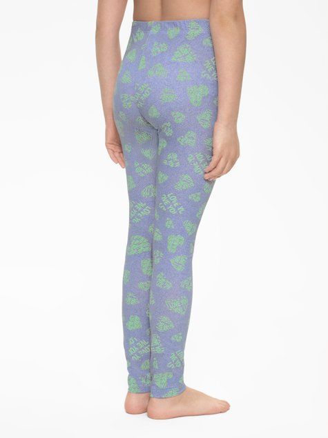 Комплект трикотажний Conte Elegant DILLY (легінси + легінси), denim-green, 110-116, 110см, Комбинированный