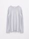 Джемпер з розрізами з боків Conte Elegant LDK 138, light gray, XS, 40/170, Светло-серый