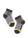 Шкарпетки дитячі Conte Kids TIP-TOP (бавовняні, з малюнками), Темно-сірий, 12, 18, Темно-серый