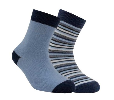 Шкарпетки дитячі ESLI (2 пари), Голубой-Темно-синий, 12, 18, Комбинированный