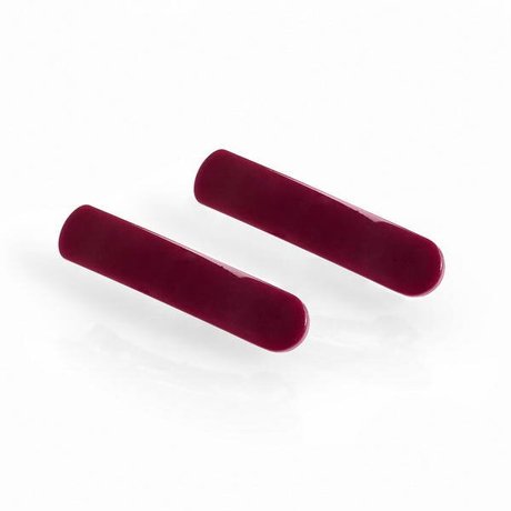 Заколка автоматическая для волос ESLI EH428 (набор 2шт.), рубиновый, Темно-бордовый