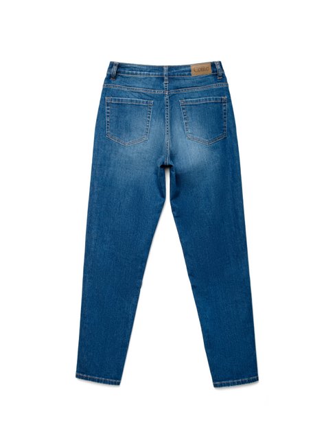 Ультракомфортные eco-friendly джинсы Conte Elegant Relaxed Mom CON-137, authentic blue, L, 46/164, Синий