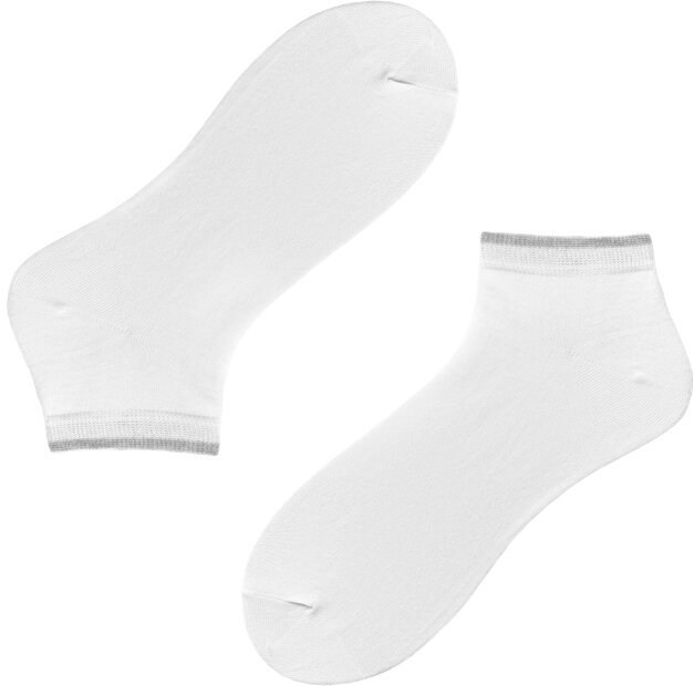Шкарпетки жіночі Chobot 52-90 Sneaker Classic (2 пари), Білий, 36-39, 36, Белый
