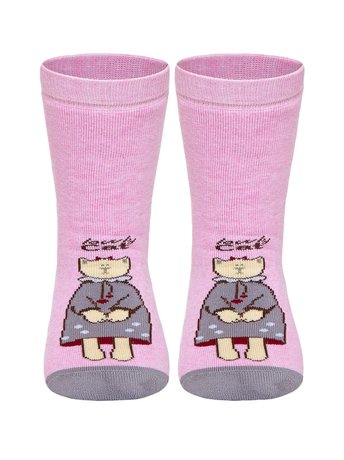 Шкарпетки дитячі Conte Kids ВЕСЕЛІ НІЖКИ (махрові, проти ковзання), Светло-розовый, 16, 24, Светло-розовый