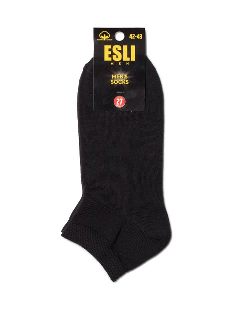 Носки мужские ESLI (короткие), Черный, 40-41, 40, Черный
