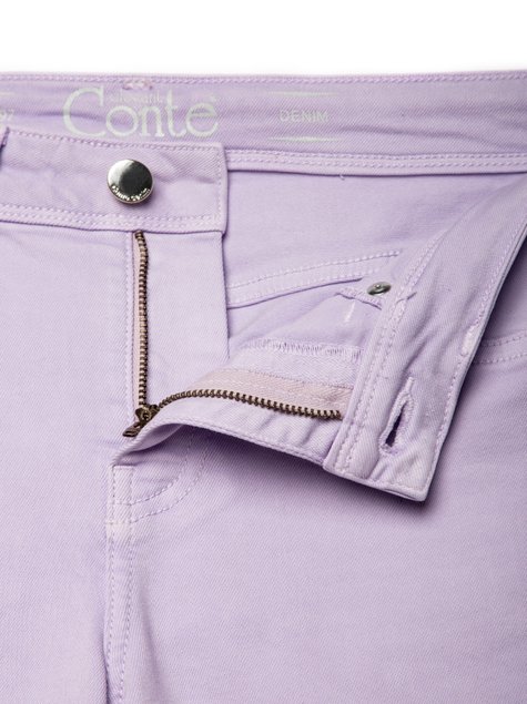 Моделирующие джинсы Conte Elegant Soft Touch CON-38O, blooming lilac, L, 46/164, Сиреневый