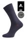 Шкарпетки чоловічі "ALFA" 2061 UNIQUE (антибактеріальні), Темно-сірий, 43-45, 43, Темно-серый