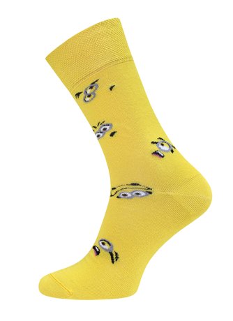 Шкарпетки чоловічі "Брестские" 2137 MINIONS (середньої довжини), я.желтый, 40-41, 40, Желтый