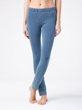 Моделюючі джегінси з деніму Conte Elegant MUZA, bright blue, XS, 40/164, Голубой