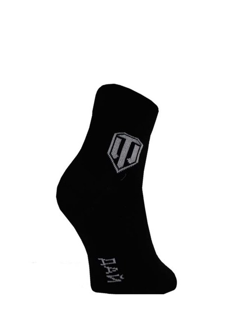 Шкарпетки "Брестские" 2132 WORLD OF TANKS BLITZ (короткі), Черный, 40-41, 40, Черный