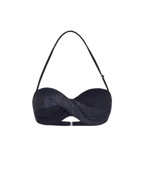 Бікіні-бандо з куліскою та "PUSH UP" Conte Elegant GLORIA, Черный, 70C, 70C, Черный