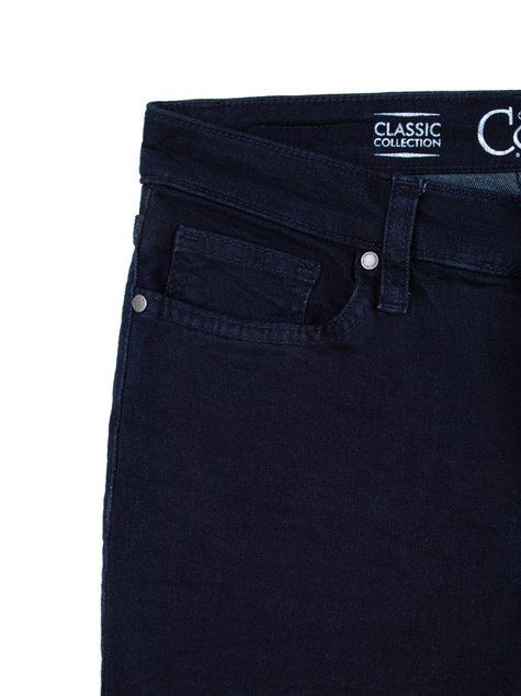 Моделирующие джинсы Skinny со средней посадкой Conte Elegant 623-100R, Темно-синий, XS, 40/170, Темно-синий