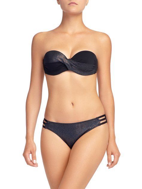 Бікіні-бандо з куліскою та "PUSH UP" Conte Elegant GLORIA, Черный, 70C, 70C, Черный