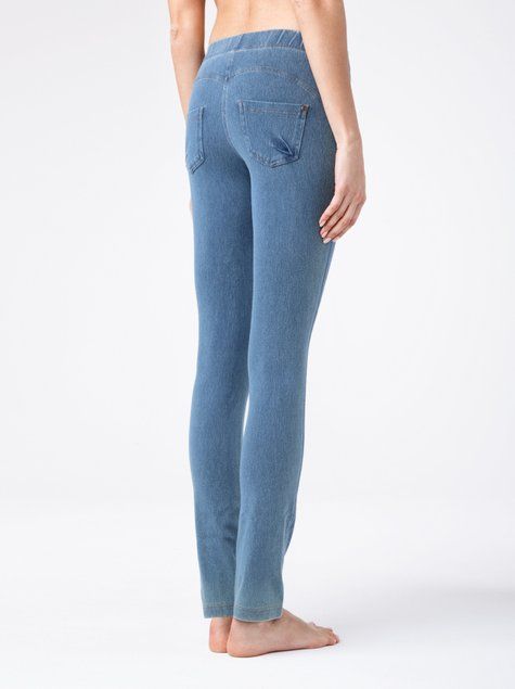 Моделюючі джегінси з деніму Conte Elegant MUZA, bright blue, XS, 40/164, Голубой