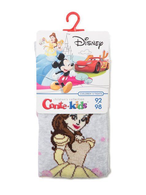 Колготки дитячі Conte Kids &copy;Disney (Принцеси), Светло-серый, 116-122, 116см, Светло-серый