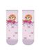 Шкарпетки дитячі бавовняні Conte Kids ©Disney Frozen (з люрексом, стразами), Светло-розовый, 16, 24, Светло-розовый