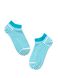 Шкарпетки жіночі Conte Elegant ACTIVE (ультракороткі), Белый-бирюза, 36-37, 36, Комбинированный