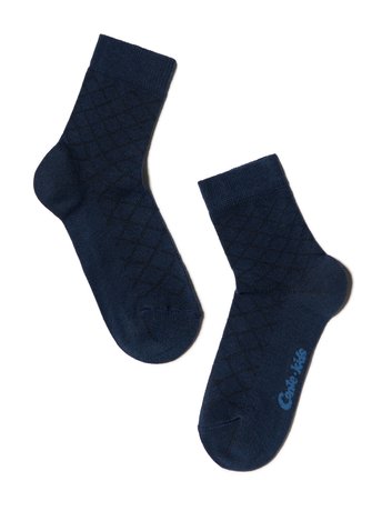 Шкарпетки дитячі Conte Kids CLASS (тонкі), Темно-синій, 14, 21, Темно-синий